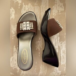 Callisto slip on, brown, size 6